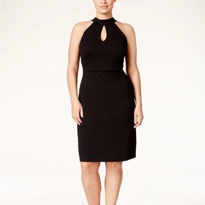 NWT: Plus Size Halter Cutout A-Line Dress, 1X